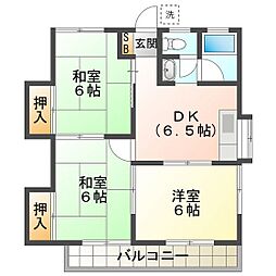 第一小杉ハイツ 2階