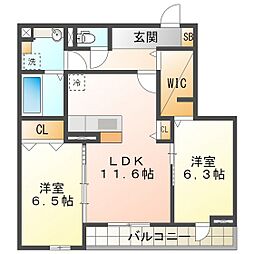 D−chambre中川原 2階