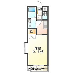 ユーミーマンション小杉 1Kの間取図画像