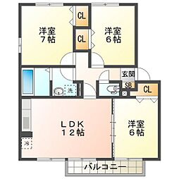 大和の里D 2階/202