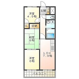 エクセル中川原 1階/1A