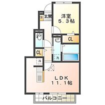 エスポワール 105 ｜ 三重県四日市市日永西1丁目（賃貸アパート1LDK・1階・42.55㎡） その2