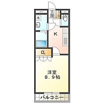 グレース・B 208 ｜ 三重県三重郡菰野町永井（賃貸アパート1K・2階・29.75㎡） その2