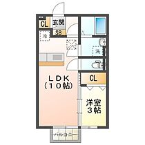 クレール　ソレイユ 201 ｜ 三重県三重郡菰野町菰野（賃貸アパート1LDK・2階・33.61㎡） その2