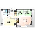 北浜田マンションB棟5階6.8万円
