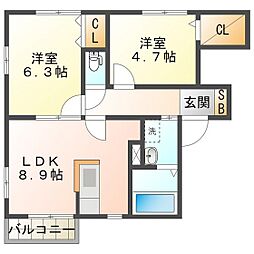 ボンヌジュルネ B 1階
