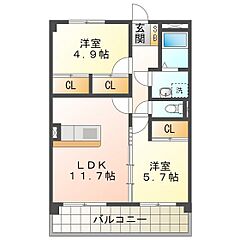 物件の間取り