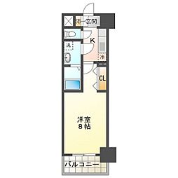 Ｓ-ＲＥＳＩＤＥＮＣＥ四日市市堀木ａｍａｎｔｅ（アマンテ） 6階1Kの間取り