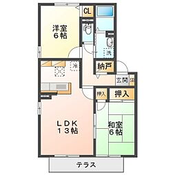 ル・アンソレイエ 1階