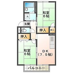 プレジール三宅 A 2階/202