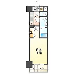 Ｓ-ＲＥＳＩＤＥＮＣＥ四日市市堀木ａｍａｎｔｅ（アマンテ） 5階1Kの間取り