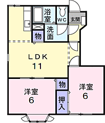 物件の間取り