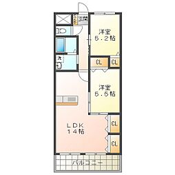 EMINENCE 2LDKの間取図画像