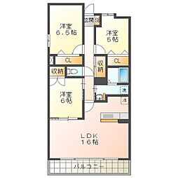 間取図画像 3LDK