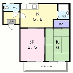 物件の間取り