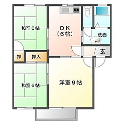 クレールパル 2階