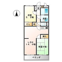 リバーサイドテラス 2階