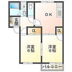 メゾンサンライトB.C棟 2階