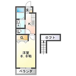 ＴＯＰ　ＨＯＵＳＥ羽津II 2階