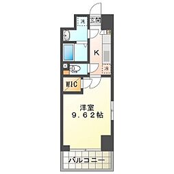 S-FORT四日市西新地 1Kの間取図画像