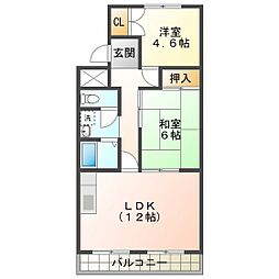 ドミール笹山 2階/2C