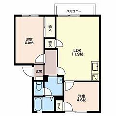物件の間取り