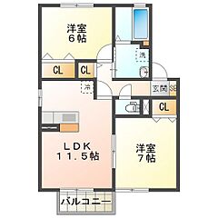 物件の間取り