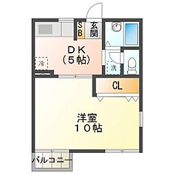 ロジュマンラフォーレII 1階/101