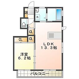 シャンテソラーレＢ 1階