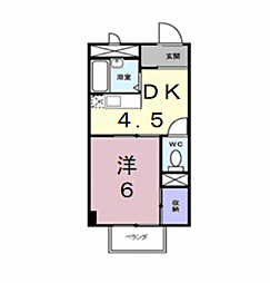 サクセスタウン岸岡　Ｂ 2階