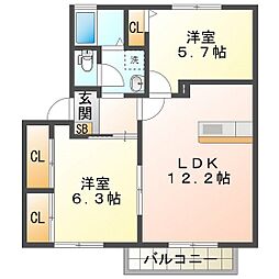 グリーンヒル中島　Ａ 1階