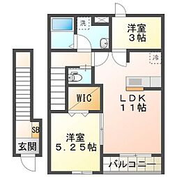 リーブルファイン大治田III 1号棟 2階/203