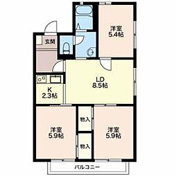 エスポアールMIDA B 2階