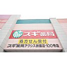 ドラックストア「スギ薬局白子店まで834ｍ」