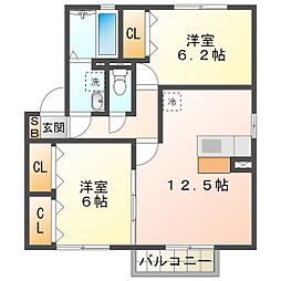 e-ヴィレッジ A棟 2階