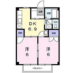 アーバンハイツB 2階/202