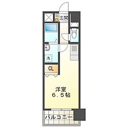 greenhills ワンルームの間取図画像