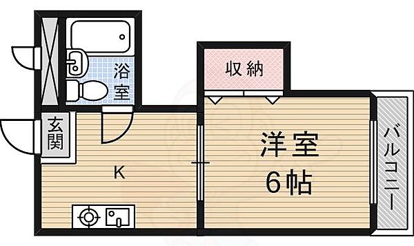 ブラハウス ｜京都府京都市伏見区竹田西桶ノ井町(賃貸マンション1K・3階・22.00㎡)の写真 その2