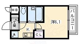 プレサンス京都四条烏丸 6階/-