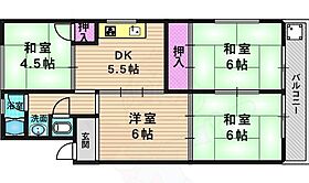 ありす川荘  ｜ 京都府京都市西京区川島有栖川町（賃貸アパート4DK・1階・56.72㎡） その2