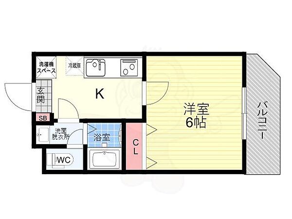 レジデンス京都伏見EAST ｜京都府京都市伏見区日野馬場出町(賃貸アパート1K・1階・20.74㎡)の写真 その2