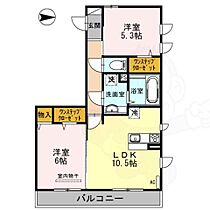 レジェンド鳥羽  ｜ 京都府京都市伏見区下鳥羽中円面田町（賃貸アパート2LDK・2階・54.28㎡） その2