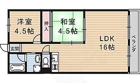 メゾン山幸  ｜ 京都府京都市伏見区深草向川原町（賃貸マンション2LDK・9階・58.20㎡） その2