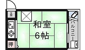 みどり荘  ｜ 京都府京都市伏見区深草西浦町２丁目（賃貸アパート1R・1階・12.50㎡） その2