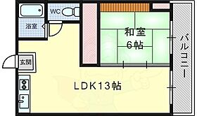 グレース11  ｜ 京都府京都市南区東九条南河辺町（賃貸マンション1LDK・10階・45.00㎡） その2