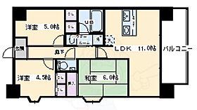 京都府京都市中京区西ノ京西中合町（賃貸マンション3LDK・2階・64.05㎡） その2