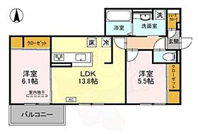 (仮称)D-room京都市下京区東魚屋町  ｜ 京都府京都市下京区東魚屋町（賃貸アパート2LDK・1階・61.51㎡） その2