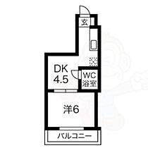 京都府京都市上京区元北小路町（賃貸マンション1DK・5階・26.34㎡） その2