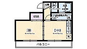 メゾンノーブル  ｜ 京都府京都市右京区西院西淳和院町（賃貸マンション1DK・4階・32.00㎡） その2