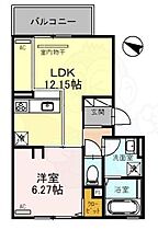 カーサ　ヨシ  ｜ 京都府京都市西京区桂河田町（賃貸アパート1LDK・2階・42.97㎡） その2